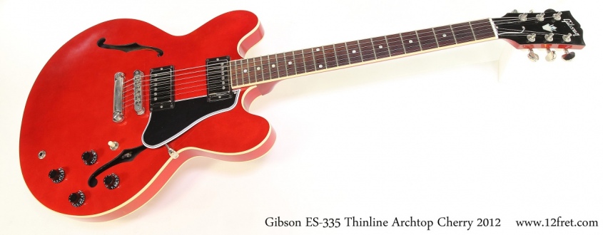 Gibson ES-335 Thinline Archtop Cherry 2012 Full Front View