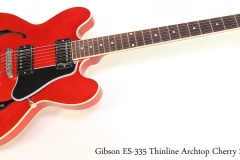 Gibson ES-335 Thinline Archtop Cherry 2012 Full Front View