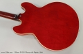 Gibson ES-335 Cherry with Bigsby, 1964  Back View