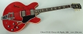 Gibson ES-335 Cherry with Bigsby, 1964 Full Front View