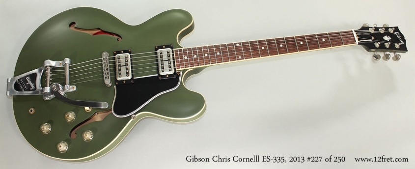 Gibson Chris Cornelll ES-335, 2013 #227 of 250 Full Front View