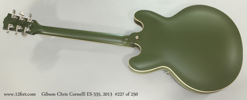 Gibson Chris Cornelll ES-335, 2013 #227 of 250 Full Rear View