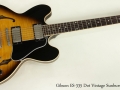 Gibson ES-335 Dot Vintage Sunburst 1995 full front view