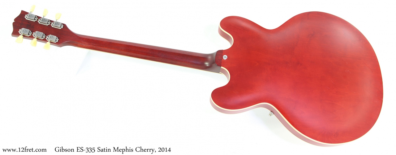 Gibson ES-335 Satin Mephis Cherry, 2014 Full Rear View