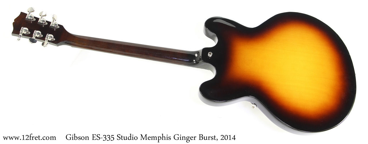 Gibson ES335 Studio Memphis Ginger Burst, 2014 | www.12fret.com
