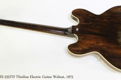 Gibson ES-335TD Thinline Electric Guitar Walnut, 1975   Full Rear VIew