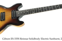 Gibson ES-335S Reissue Solidbody Electric Sunburst, 2011 Full Front View