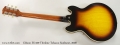Gibson ES-339 Thinline Tobacco Sunburst, 2008 Full Rear View
