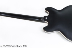 Gibson ES-339S Satin Black, 2016 Full Rear View