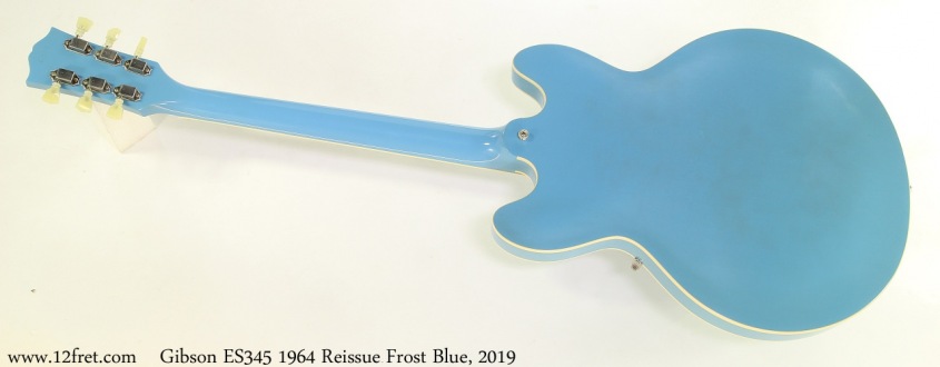 Gibson ES345 1964 Reissue Frost Blue, 2019 Full Rear View