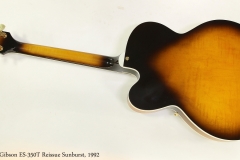 Gibson ES-350T Reissue Sunburst, 1992  Full Rear View
