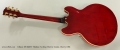 Gibson ES-355TD Thinline Archtop Electric Guitar, Cherry 1966 Full Rear View