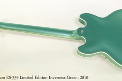 Gibson ES-359 Limited Edition Inverness Green, 2010   Full Rear View