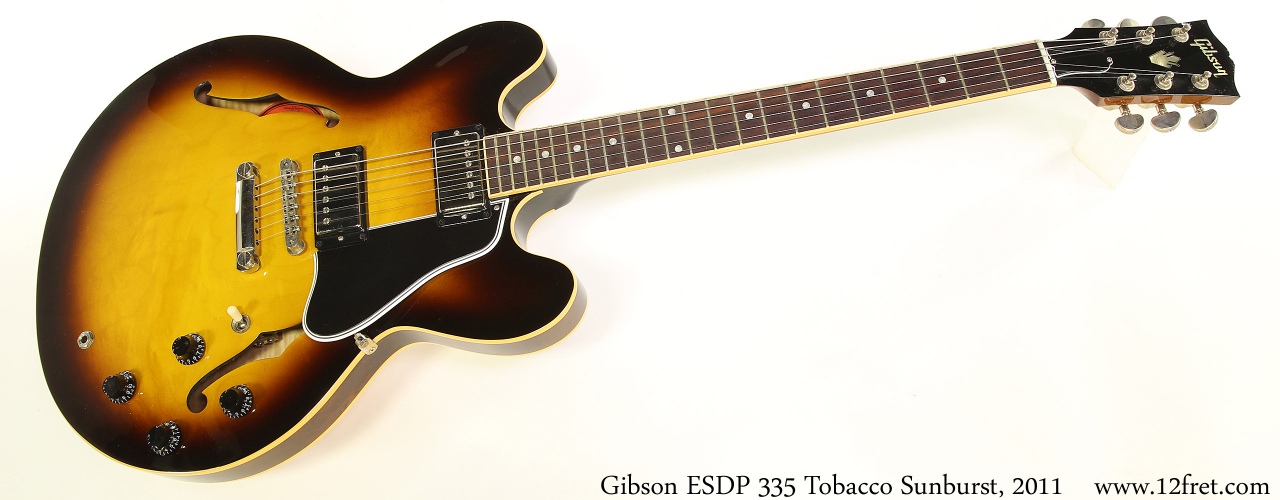 Gibson ESDP 335 Tobacco Sunburst, 2011 Full Front View