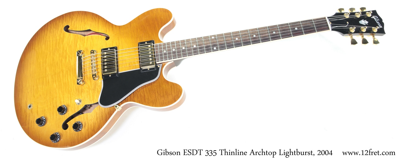Gibson ESDT-335 Thinline Archtop Lightburst, 2004 Full Front View