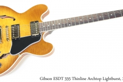 Gibson ESDT-335 Thinline Archtop Lightburst, 2004 Full Front View