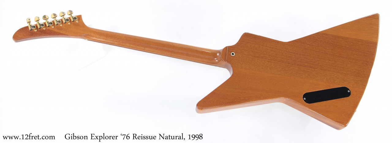 Gibson Explorer 76 Reissue Natural, 1998 | www.12fret.com