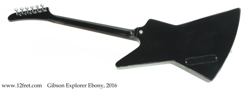 Gibson Explorer Ebony, 2016 Full Rear View