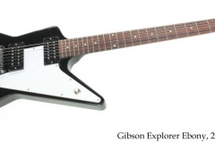 Gibson Explorer Ebony, 2016 Full Front View