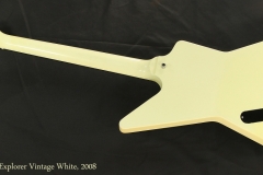 Gibson Explorer Vintage White, 2008  Full Rear View