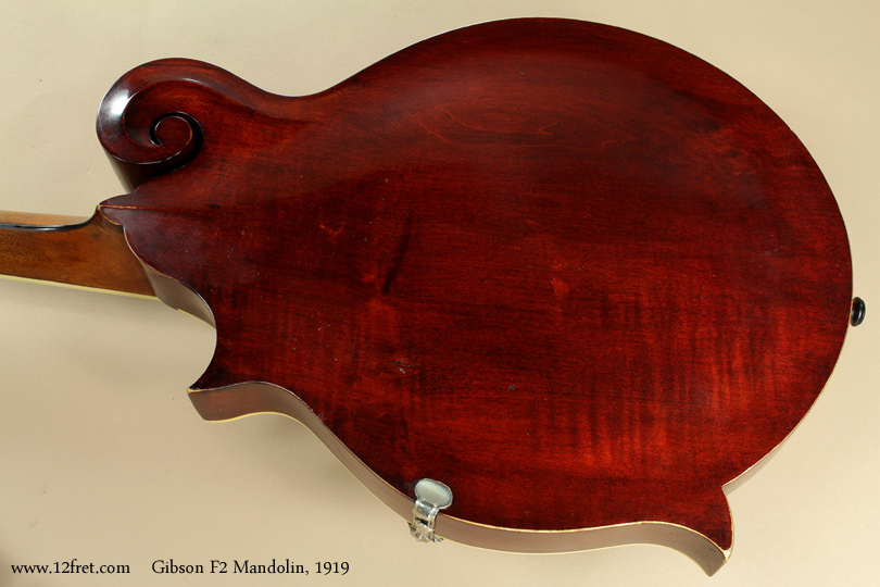 Gibson F2 Mandolin 1919 back