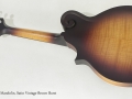 Gibson F-9 Mandolin Satin Brownburst full rear view