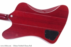 Gibson Firebird Cherry Red Back View