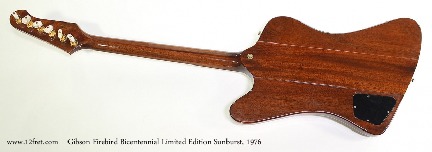 Gibson Firebird Bicentennial Limited Edition Sunburst, 1976 Full Rear View