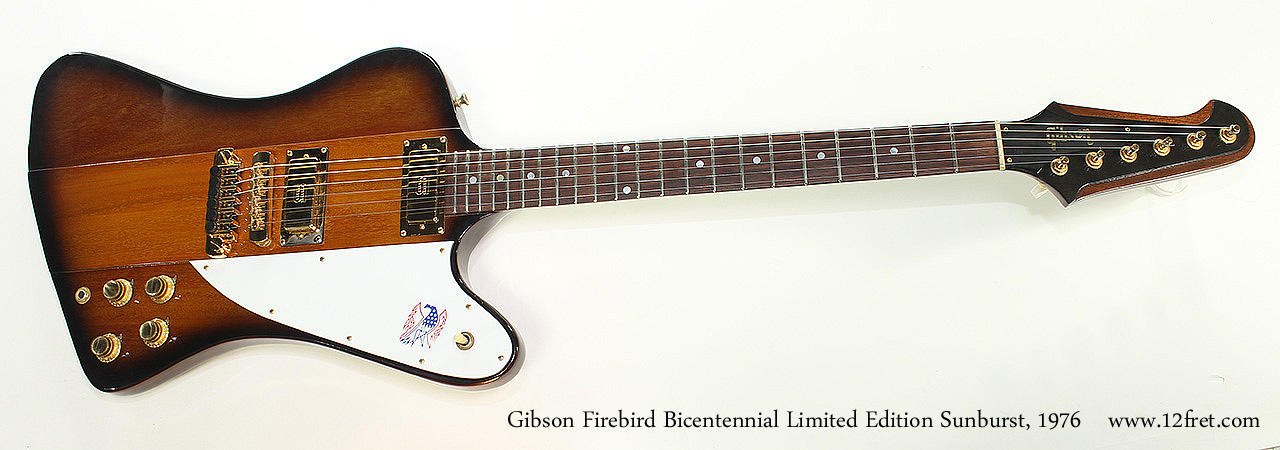 Gibson Firebird Bicentennial Limited Edition Sunburst, 1976 Full Front View