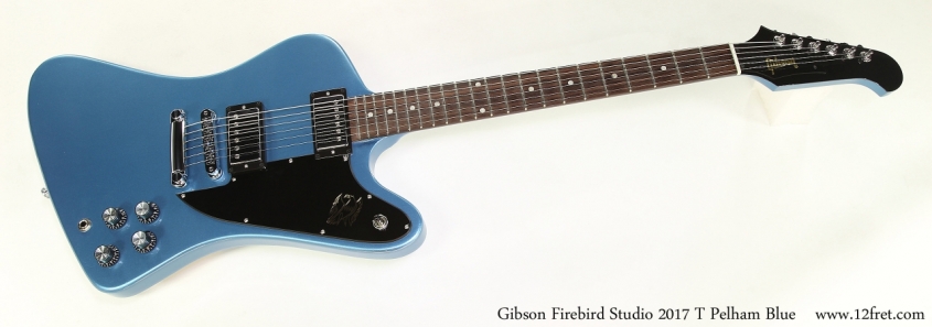 Gibson Firebird Studio 2017 T Pelham Blue Full Front View