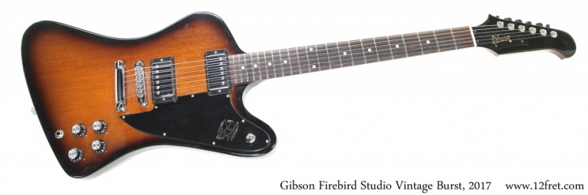Gibson Firebird Studio Vintage Burst, 2017 Full Front View