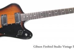 Gibson Firebird Studio Vintage Burst, 2017 Full Front View