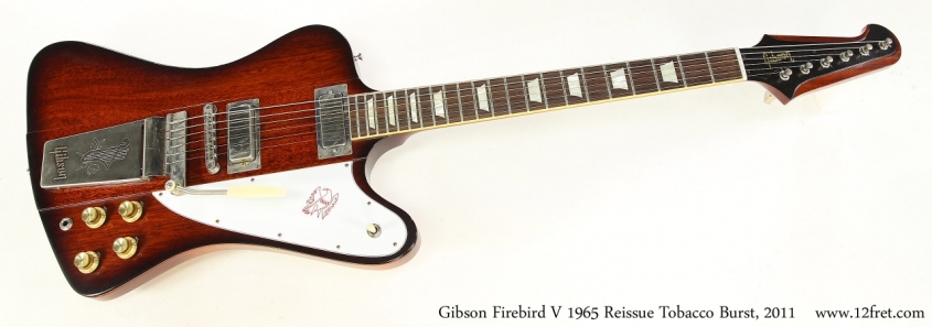 Gibson Firebird V 1965 Reissue Tobacco Burst, 2011  Full Front View