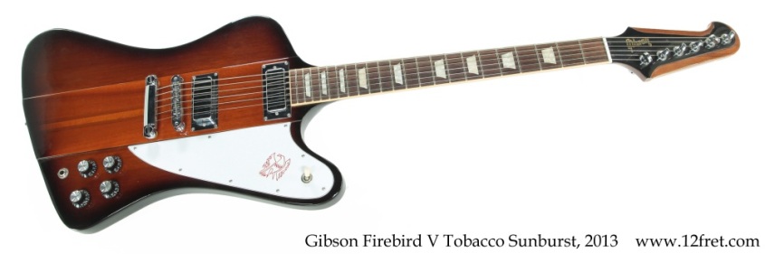 Gibson Firebird V Tobacco Sunburst, 2013 Full Front View