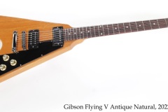 Gibson Flying V Antique Natural, 2022 Full Front View