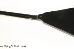 Gibson Flying V Black, 1993   Full Rear View