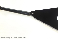 Gibson Flying V Faded Black, 2007 Full Rear View