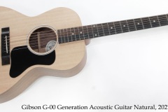 Gibson G-00 Generation Acoustic Guitar Natural, 2021 Full Front View