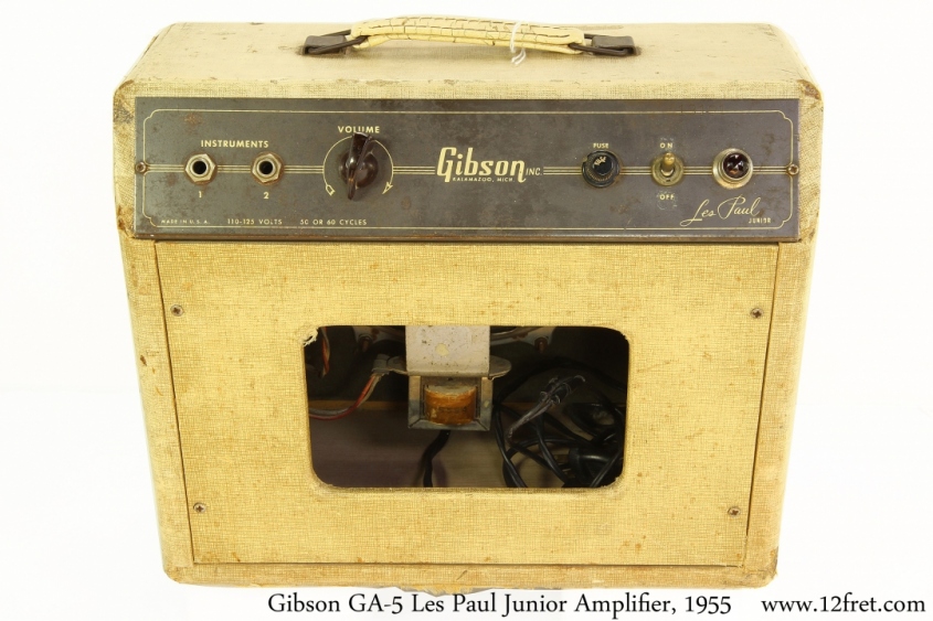 Gibson GA-5 Les Paul Junior Amplifier, 1955 Full Rear View