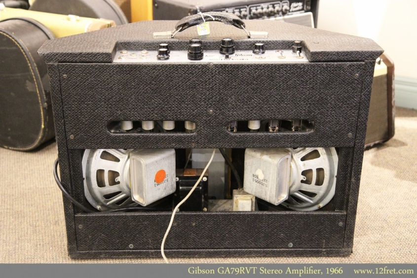 Gibson GA79RVT Stereo Amplifier, 1966 Full Rear View