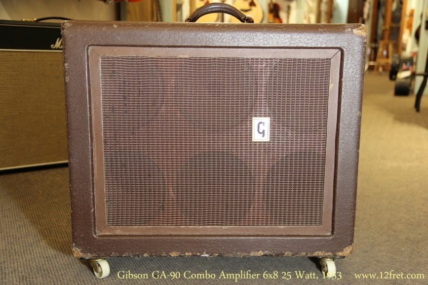 Gibson GA-90 Combo Amplifier 6x8 25 Watt, 1953   Full Front View