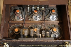 Gibson GA-90 Combo Amplifier 6x8 25 Watt, 1953   Back View