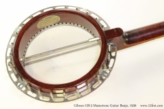 Gibson GB-3 Mastertone Guitar Banjo, 1926  Back View