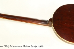 Gibson GB-3 Mastertone Guitar Banjo, 1926  Full Rear View