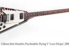 Gibson Jimi Hendrix Psychedelic Flying V 'Love Drops', 2006 Full Front View