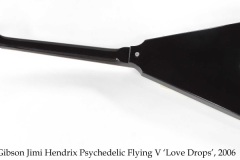 Gibson Jimi Hendrix Psychedelic Flying V 'Love Drops', 2006 Full Rear View