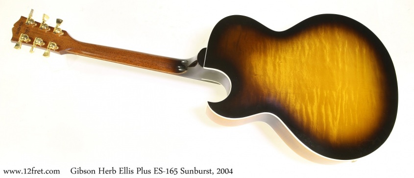 Gibson Herb Ellis Plus ES-165 Sunburst, 2004 Full Rear View