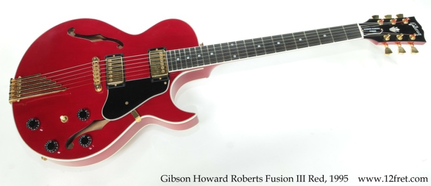 Gibson Howard Roberts Fusion III Red, 1995 Full Front View