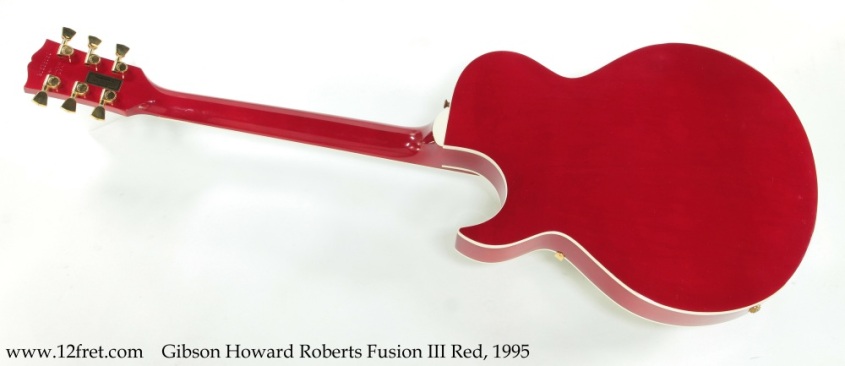 Gibson Howard Roberts Fusion III Red, 1995 Full Rear View