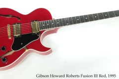 Gibson Howard Roberts Fusion III Red, 1995 Full Front View